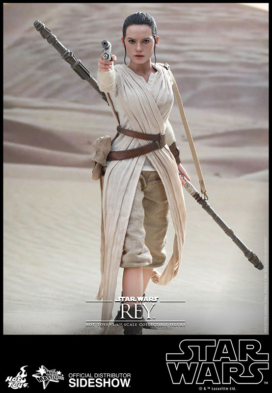 1/6 HOT TOYS - STAR WARS 12 REY AND BB/8 AF SET