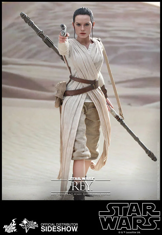 1/6 HOT TOYS - STAR WARS 12 REY AND BB/8 AF SET