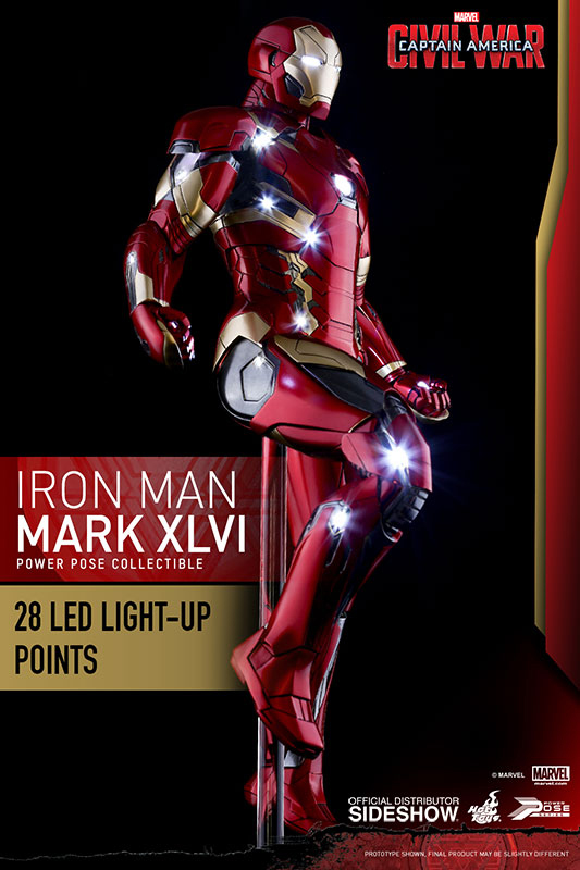 1/6 HOT TOYS - C.A. CIVIL WAR - IRON MAN MK 46