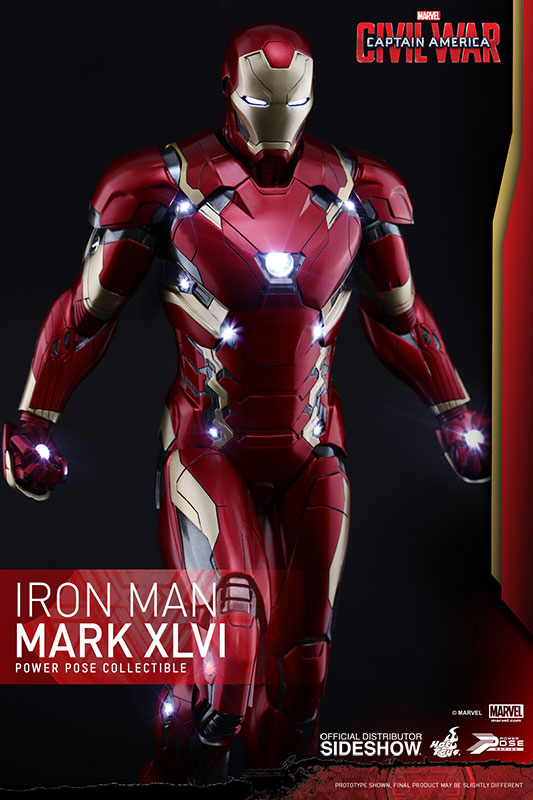 1/6 HOT TOYS - C.A. CIVIL WAR - IRON MAN MK 46