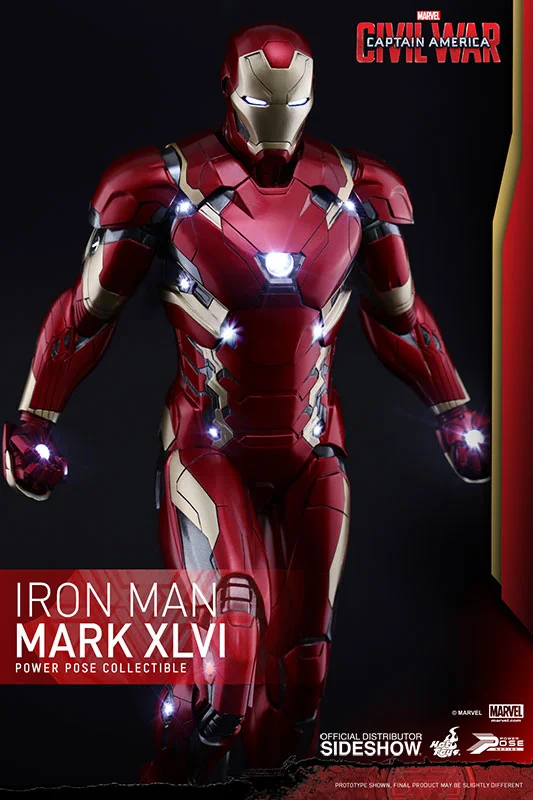 1/6 HOT TOYS - C.A. CIVIL WAR - IRON MAN MK 46