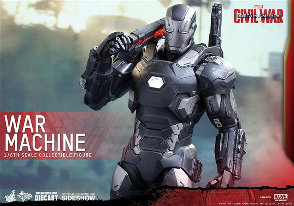 1/6 HOT TOYS - C.A. CIVIL WAR - WAR MACHINE MK3