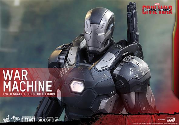 1/6 HOT TOYS - C.A. CIVIL WAR - WAR MACHINE MK3