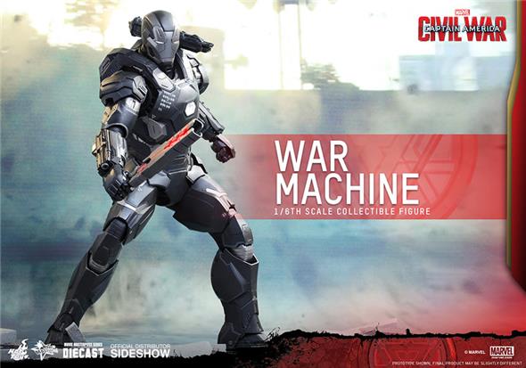 1/6 HOT TOYS - C.A. CIVIL WAR - WAR MACHINE MK3