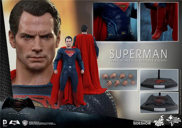 1/6 HOT TOYS - BATMAN VS SUPERMAN - SUPERMAN