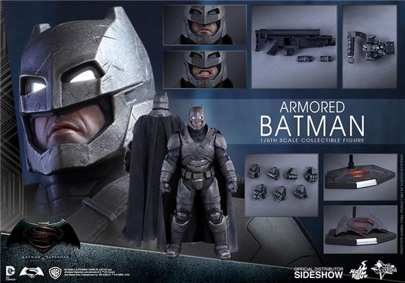 1/6 HOT TOYS - BATMAN VS SUPERMAN - ARMORED BATMAN
