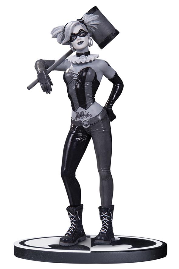 DC BATMAN B/W - HARLEY QUINN STATUE BY BERMEJO