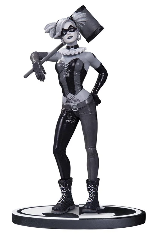 DC BATMAN B/W - HARLEY QUINN STATUE BY BERMEJO