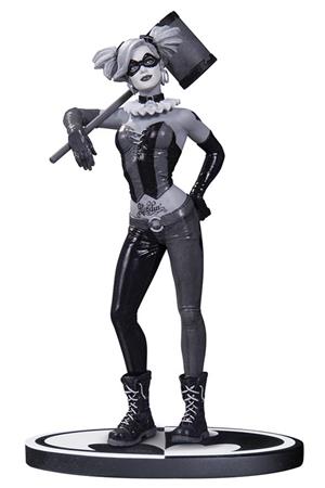 DC BATMAN B/W - HARLEY QUINN STATUE BY BERMEJO