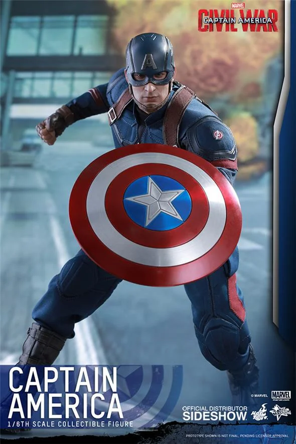 1/6 HOT TOYS - CAPTAIN AMERICA CIVIL WARS