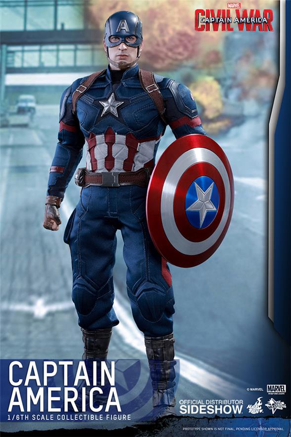 1/6 HOT TOYS - CAPTAIN AMERICA CIVIL WARS