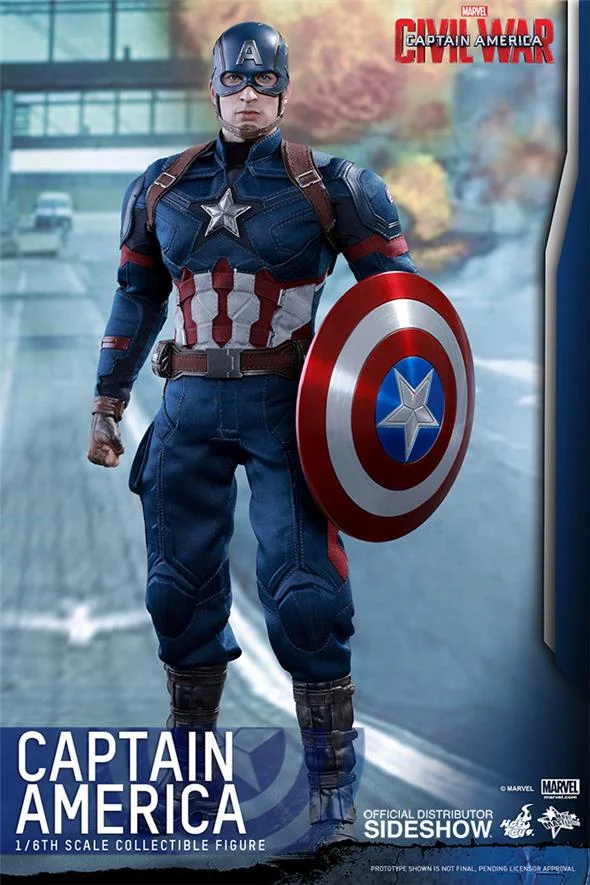 1/6 HOT TOYS - CAPTAIN AMERICA CIVIL WARS