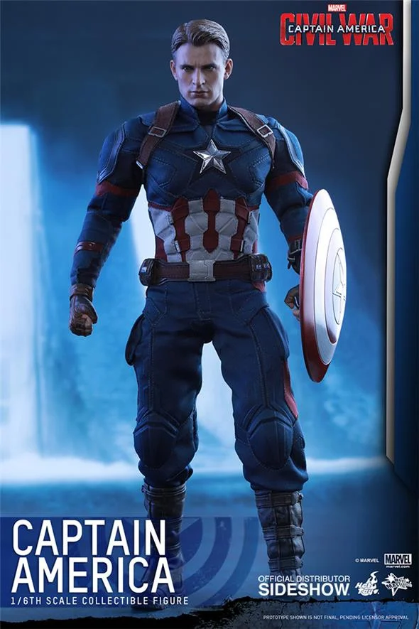 1/6 HOT TOYS - CAPTAIN AMERICA CIVIL WARS