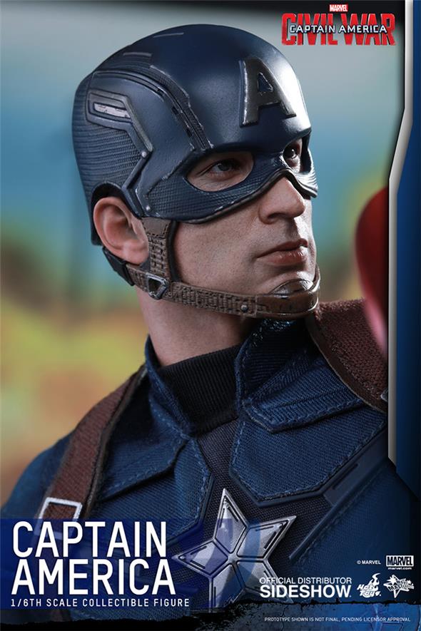 1/6 HOT TOYS - CAPTAIN AMERICA CIVIL WARS
