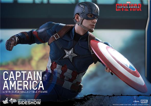 1/6 HOT TOYS - CAPTAIN AMERICA CIVIL WARS