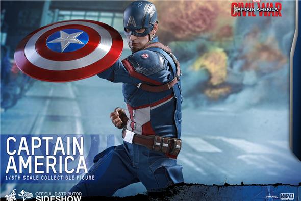 1/6 HOT TOYS - CAPTAIN AMERICA CIVIL WARS