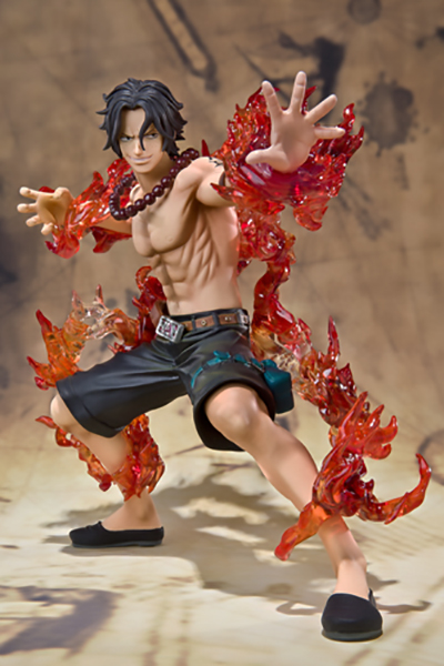 ONE PIECE - FIGUARTS ZERO PORTUGASE ACE BATTLE VER - RISTAMPA