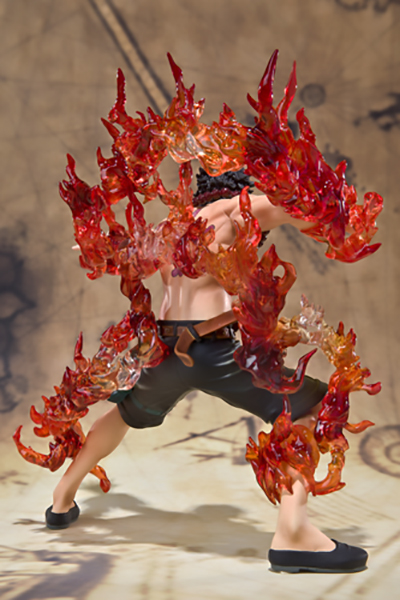 ONE PIECE - FIGUARTS ZERO PORTUGASE ACE BATTLE VER - RISTAMPA