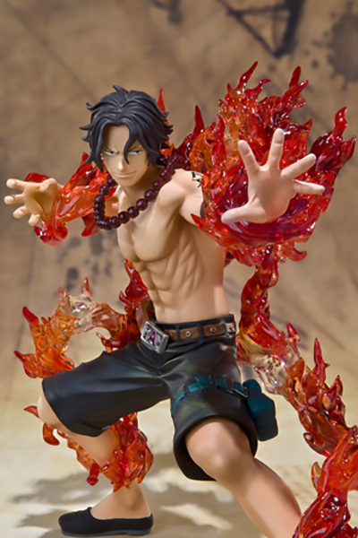 ONE PIECE - FIGUARTS ZERO PORTUGASE ACE BATTLE VER - RISTAMPA
