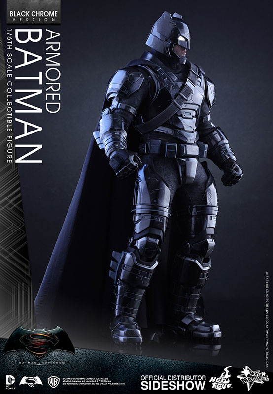 1/6 HOT TOYS - BATMAN VS SUPERMAN - ARMORED BATMAN CHROME