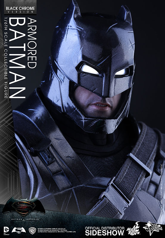1/6 HOT TOYS - BATMAN VS SUPERMAN - ARMORED BATMAN CHROME