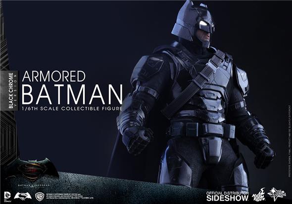 1/6 HOT TOYS - BATMAN VS SUPERMAN - ARMORED BATMAN CHROME