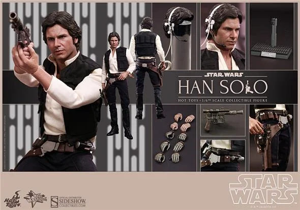 1/6 HOT TOYS - STAR WARS HAN SOLO - RISTAMPA