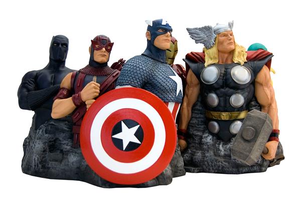 AVENGERS ASSEMBLE ALEX ROSS SCULPTURE