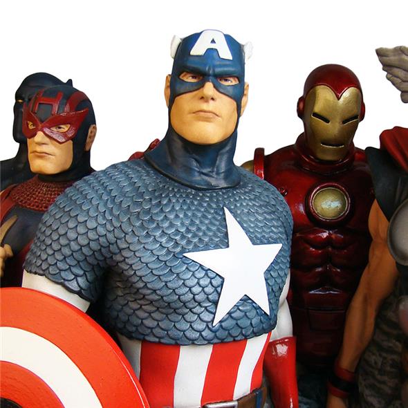 AVENGERS ASSEMBLE ALEX ROSS SCULPTURE