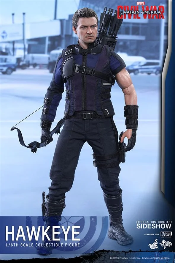 1/6 HOT TOYS - C.A. CIVIL WAR - HAWKEYE