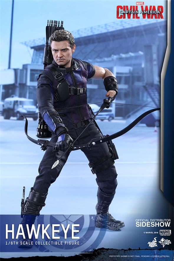 1/6 HOT TOYS - C.A. CIVIL WAR - HAWKEYE