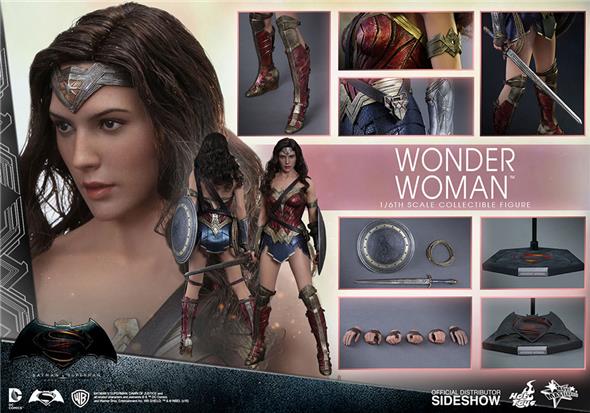 1/6 HOT TOYS - BATMAN VS SUPERMAN - WONDER WOMAN