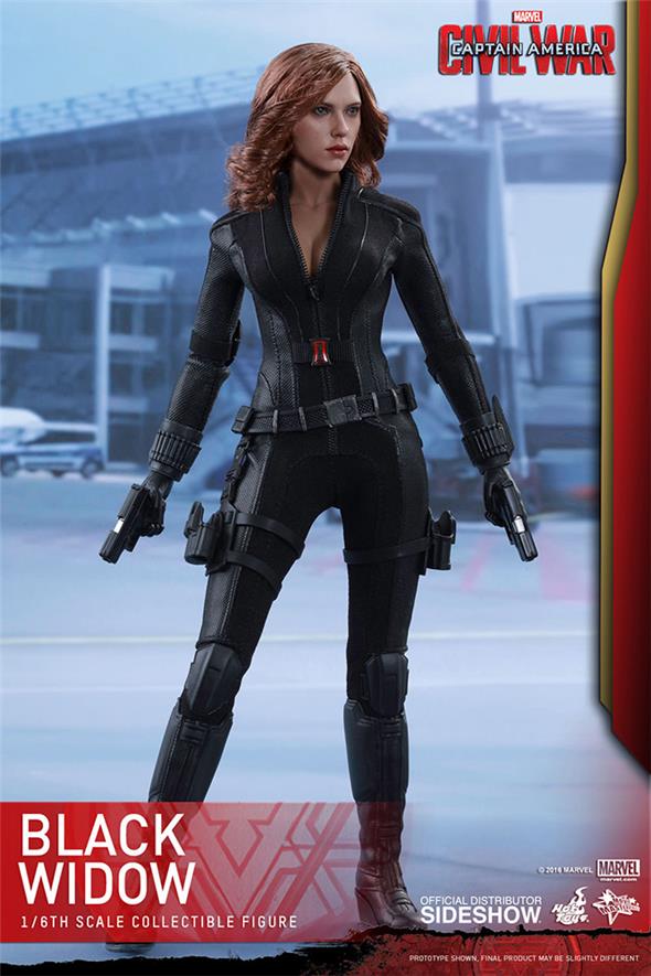 1/6 HOT TOYS - C.A. CIVIL WAR - BLACK WIDOW