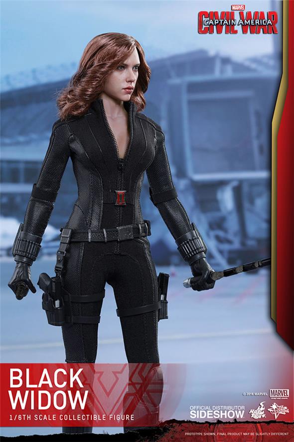 1/6 HOT TOYS - C.A. CIVIL WAR - BLACK WIDOW