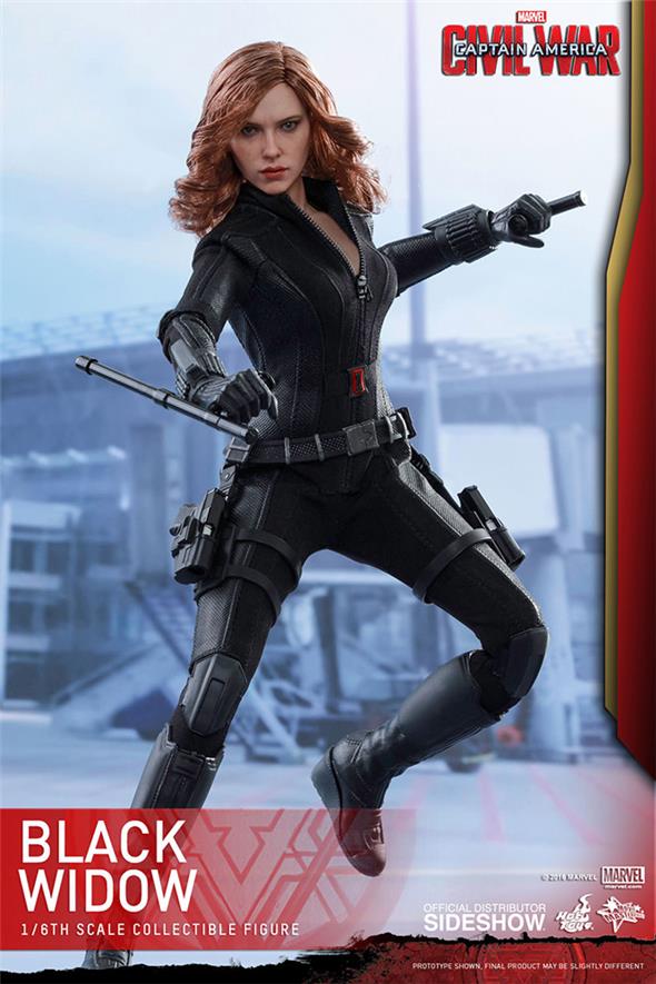 1/6 HOT TOYS - C.A. CIVIL WAR - BLACK WIDOW