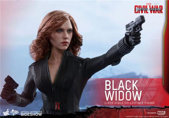 1/6 HOT TOYS - C.A. CIVIL WAR - BLACK WIDOW