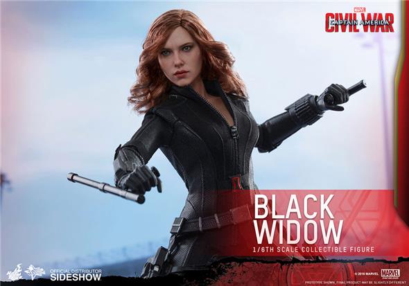 1/6 HOT TOYS - C.A. CIVIL WAR - BLACK WIDOW