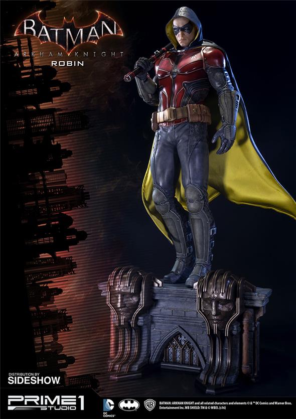 BATMAN ARKHAM KNIGHT - ROBIN MUSEUM STATUE