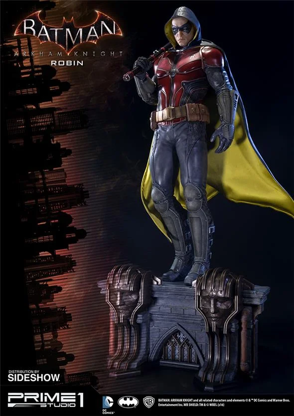 BATMAN ARKHAM KNIGHT - ROBIN MUSEUM STATUE