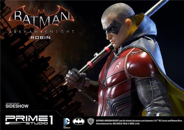 BATMAN ARKHAM KNIGHT - ROBIN MUSEUM STATUE