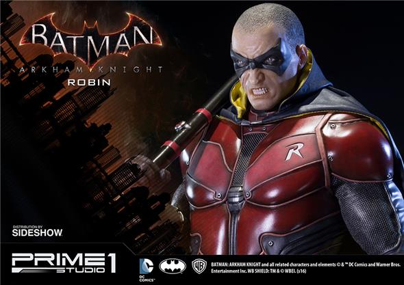 BATMAN ARKHAM KNIGHT - ROBIN MUSEUM STATUE