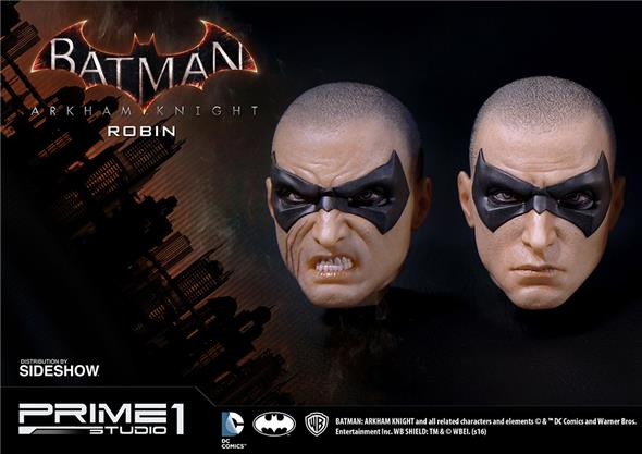 BATMAN ARKHAM KNIGHT - ROBIN MUSEUM STATUE