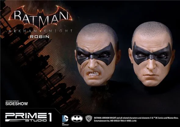 BATMAN ARKHAM KNIGHT - ROBIN MUSEUM STATUE