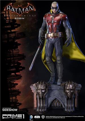 BATMAN ARKHAM KNIGHT - ROBIN MUSEUM STATUE