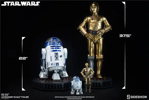 SIDESHOW STAR WARS - R2-D2 LEGENDARY SCALE FIGURE