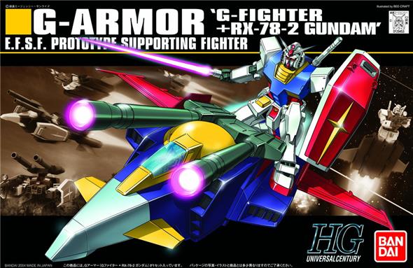 1/144 HGUC 050 G ARMOR (RX-78-2 AND G-FIGHTER )