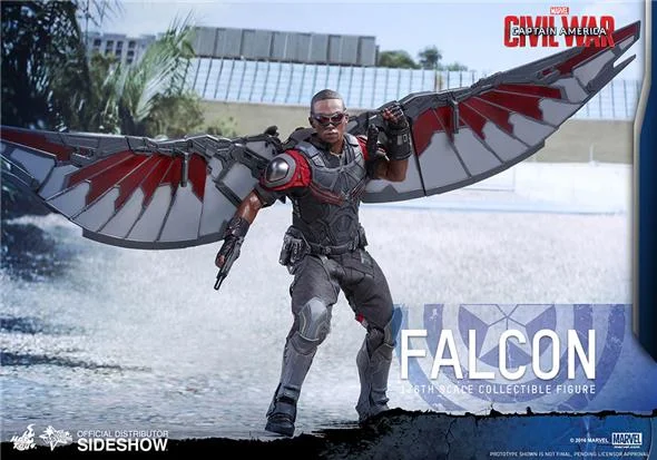 1/6 HOT TOYS - C.A. CIVIL WAR - FALCON