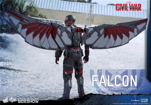 1/6 HOT TOYS - C.A. CIVIL WAR - FALCON