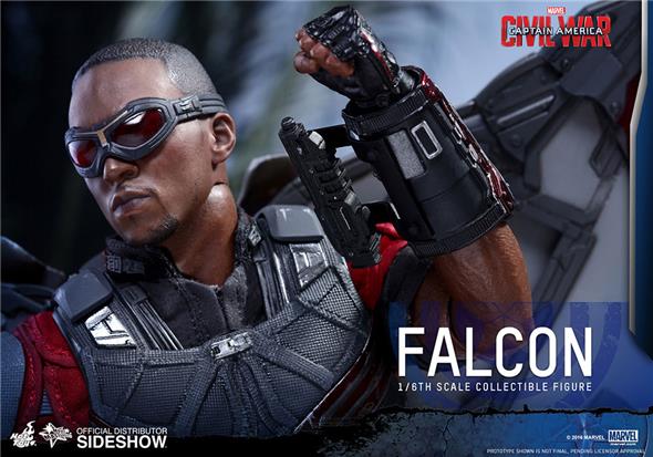 1/6 HOT TOYS - C.A. CIVIL WAR - FALCON