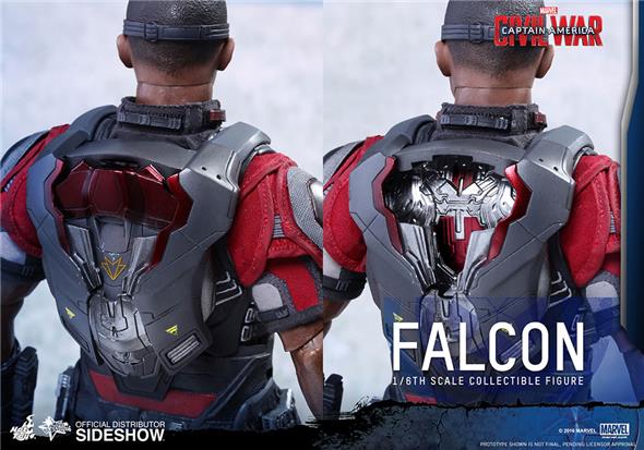 1/6 HOT TOYS - C.A. CIVIL WAR - FALCON